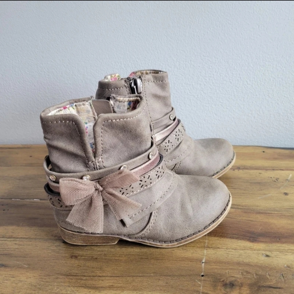 Jellypop Toddler Girls Size 5 Boots Brown